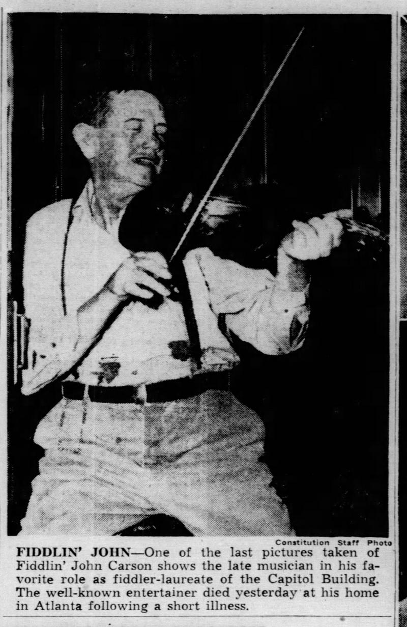 Fiddlin' John Carson