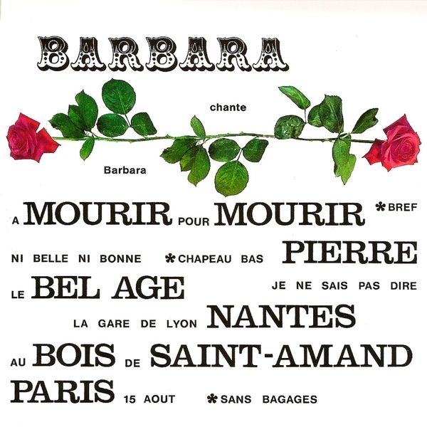 Barbara chante Barbara