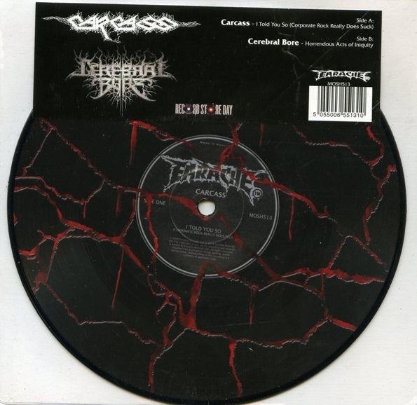 Carcass / Cerebral Bore
