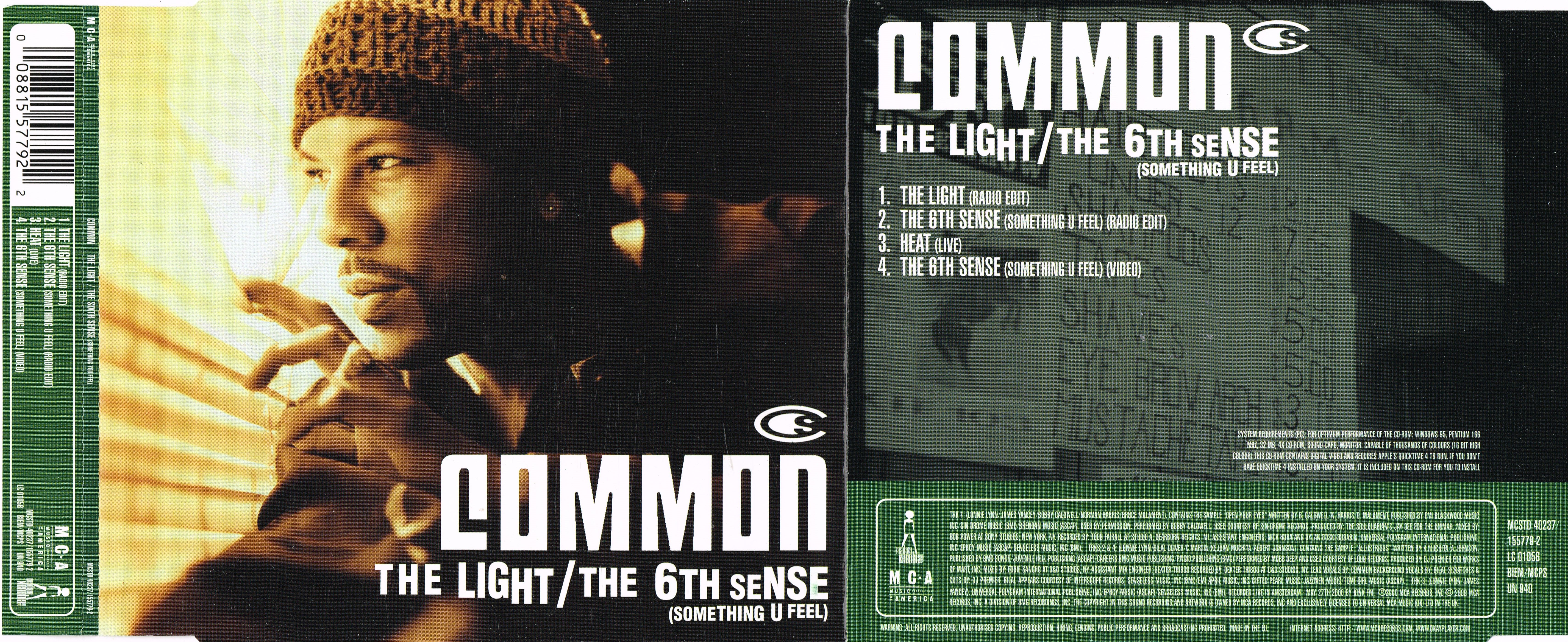 The Light / The 6th Sense (Something U Feel)