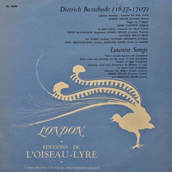 Music of Buxtehude / Lutenist Songs