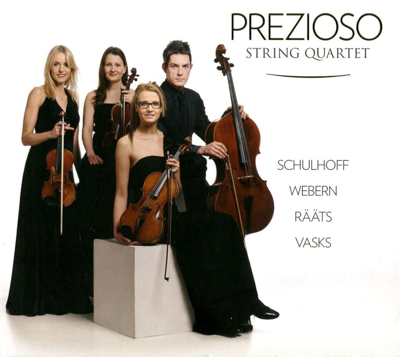 Schulhoff: Five Pieces for String Quartet / Webern: Langsamer Satz / Rääts: Concerto for Chamber Orchestra, op. 16 / Vasks: String Quartet no. 4