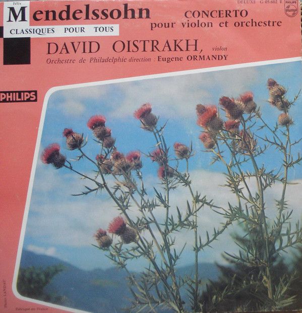 Concerto pour violon et orchestre en mi mineur op. 64