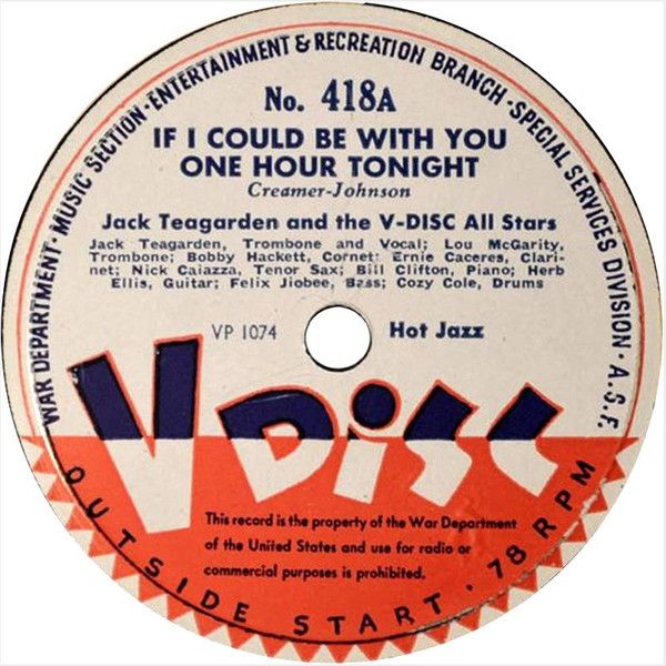 If I Could Be With You One Hour Tonight / Sheik of Araby