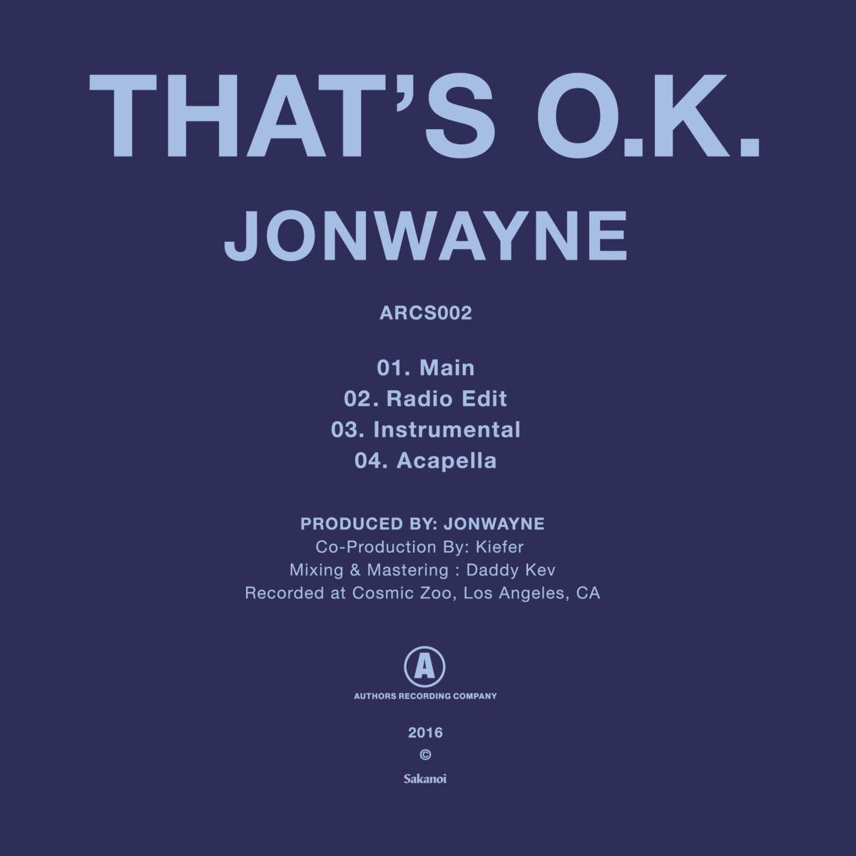 That’s O.K.