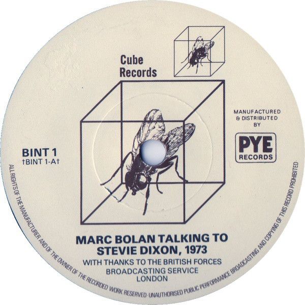Marc Bolan Talking To Stevie Dixon, 1973