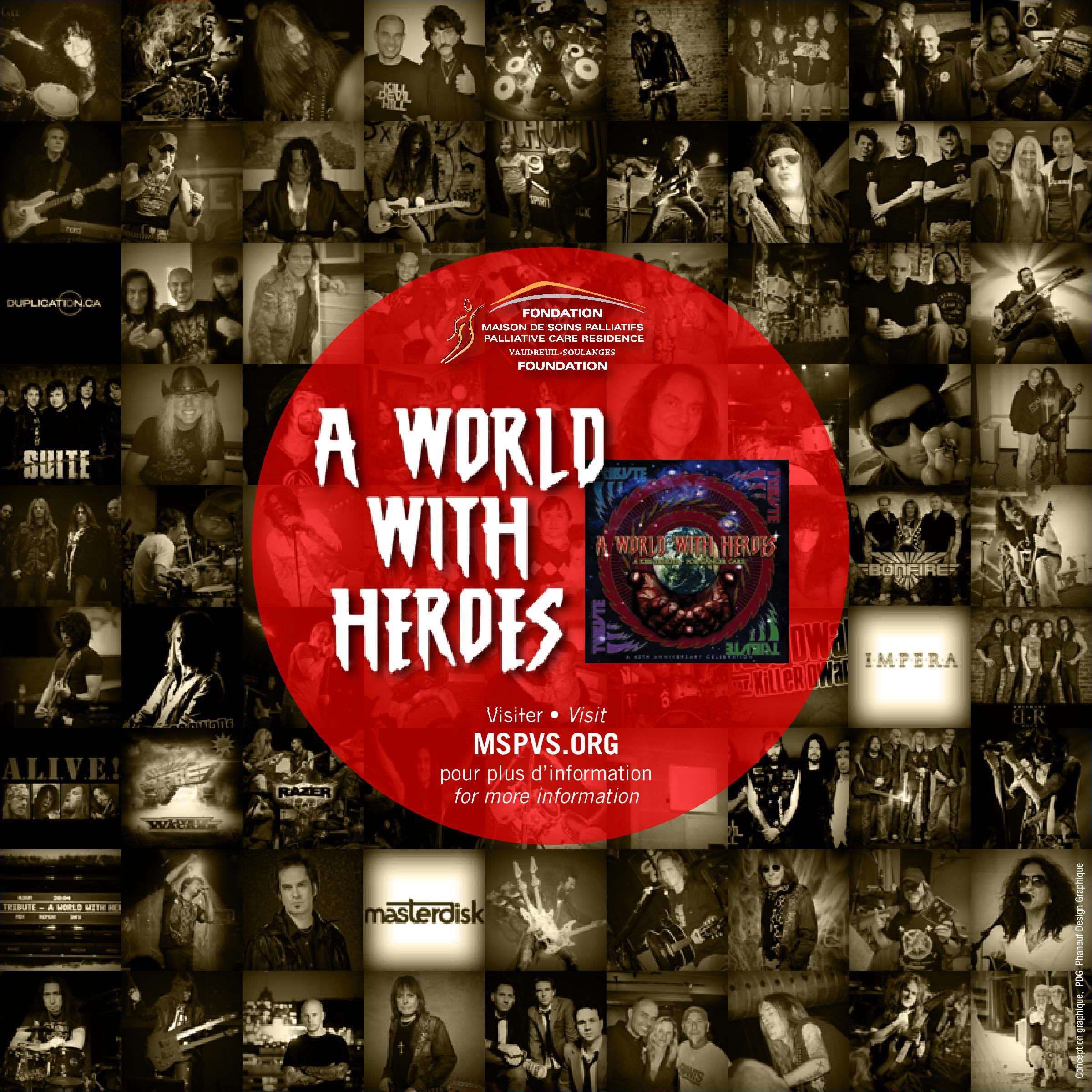 A World With Heroes (KISS Tribute Album for Cancer Care): A 40th Anniversary Celebration