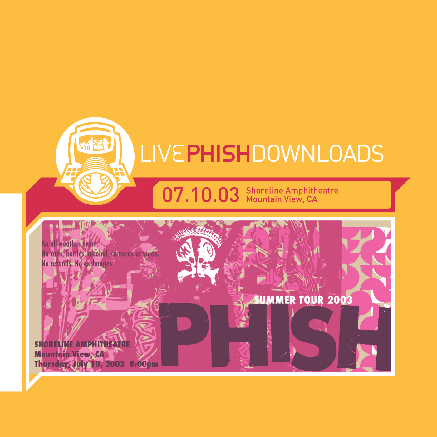 2003-07-10: Shoreline Amphitheatre, Mountain View, CA, USA