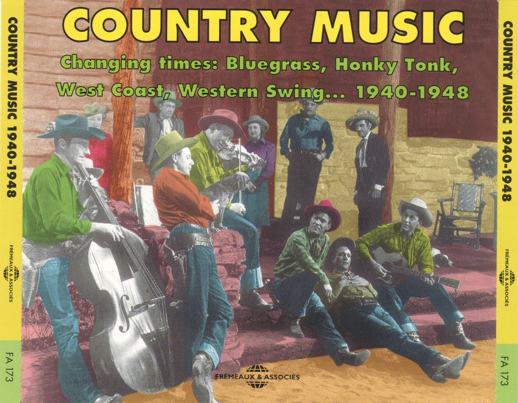 Country Music: Changing Times: Bluegrass, Honky Tonk, West Coast, Western Swing… 1940‐1948