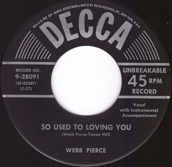 So Used to Loving You / That Heart Belongs to Me